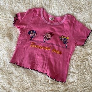 Vintage 1990s Powerpuff Girls Baby Tee